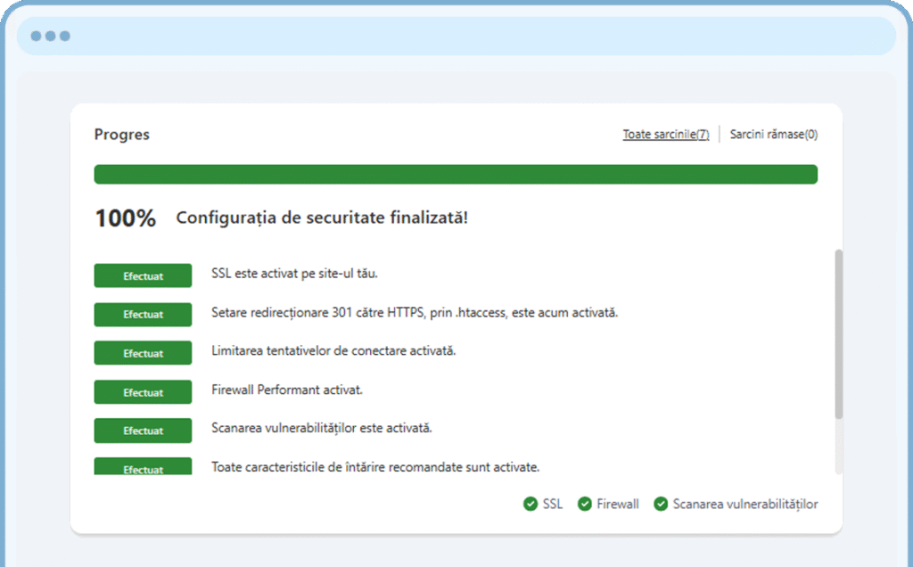 securitate si backup